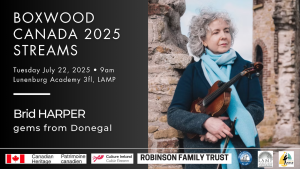 Canada 2025: Brid Harper - gems from Donegal Tuesday 7/22/25 – Online